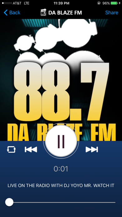 Screenshot 4 of Da Blaze FM App