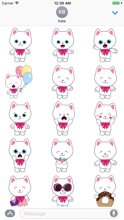 Kitty Cat animated Stickers