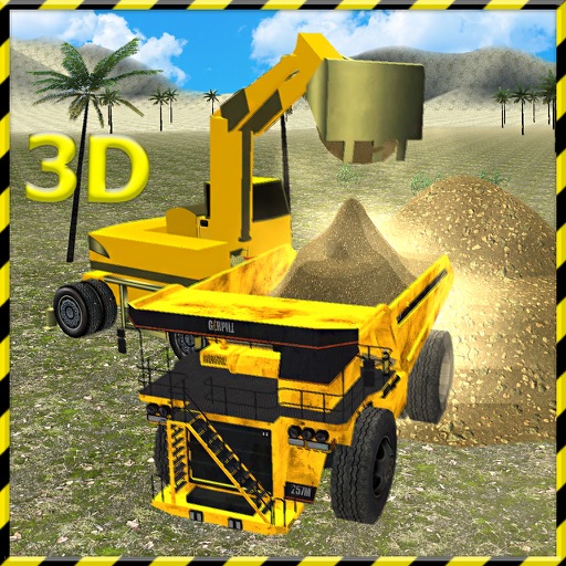 Heavy Excavator Sand Truck 3D iOS App
