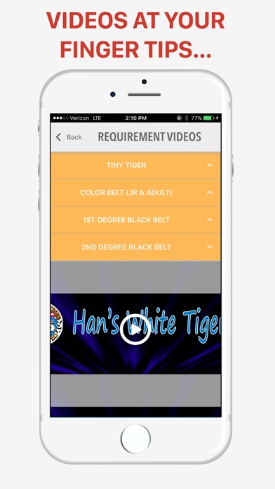 Han's White Tiger Taekwondo screenshot 4