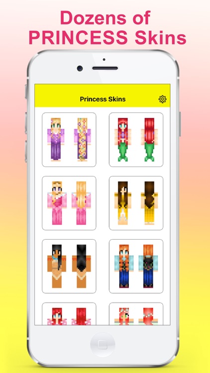 Princess Skins Free for Minecraft