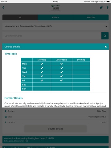 Kildare and Wicklow Education and Training Board screenshot 2