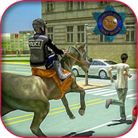 Police Horse Crime Chase 2016 – Escaped jailbirds Alcatraz Prisoners n thoroughbred stallion patrol Racing Adventure