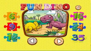 Dino Puzzle : Kids Dinosaurs Jigsaw Learning Games screenshot #1 for iPhone