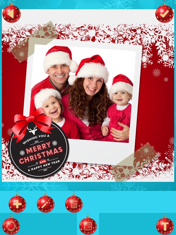 Christmas Photo Frames – Best Xmas Picture Editor iPad screenshot 4 - Lifestyle app