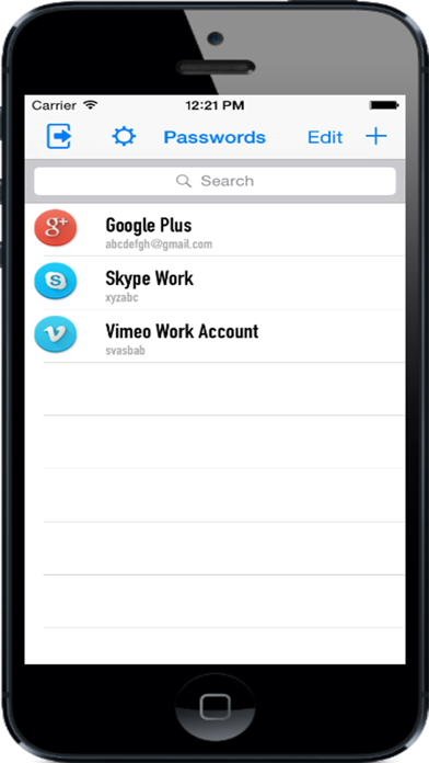 Screenshot #2 pour Mot de passe Keeper - Password Vault