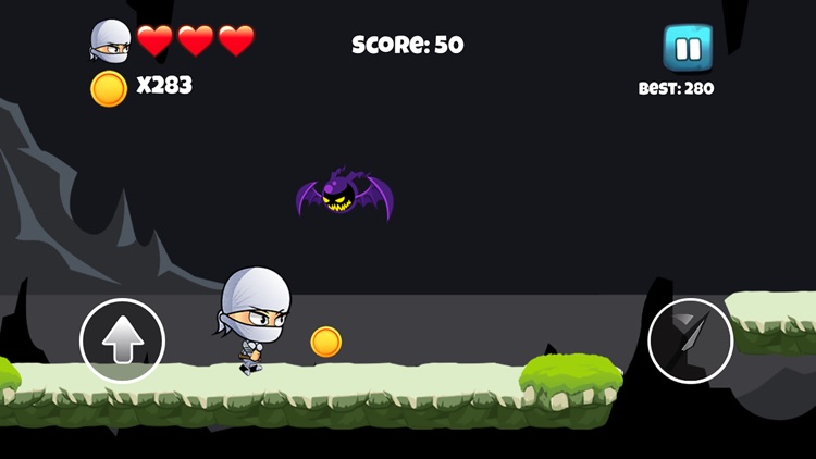 Ninja vs Zombie - Fun Jump , Run & Fight Adventure screenshot-3