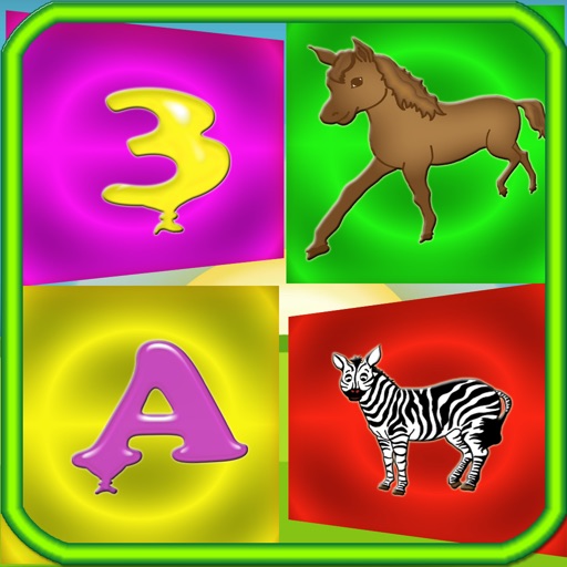 123 ABC All In One Memory Fun Flash Cards Game icon