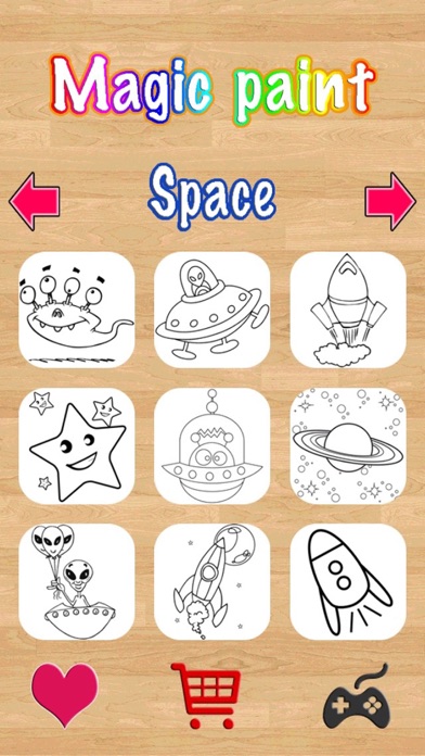 Screenshot #2 pour Magic paint - Kids coloring book