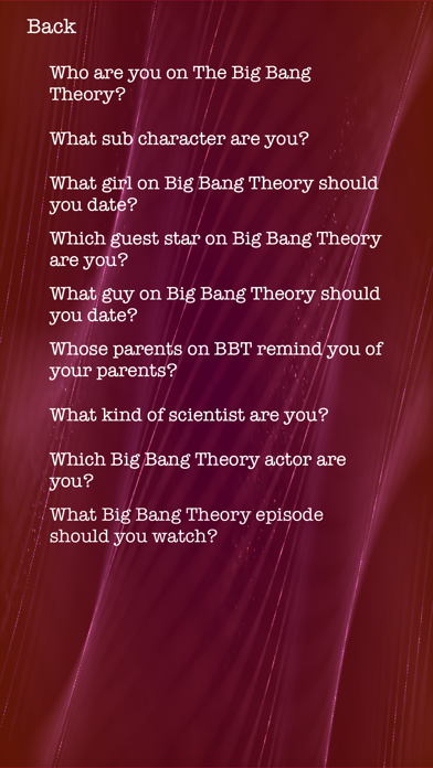 Personality Quiz for Big Bang Theoryのおすすめ画像2