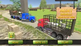Game screenshot Farm & Zoo Angry Animals Transporter Truck Driving mod apk