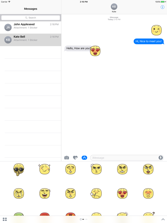 Screenshot #4 pour Emotion Stickers