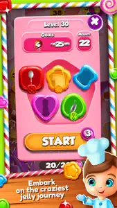 Sweet Jelly Match 3 Games – Crush Color.ed Candy in the Jam Blast.ing Quest With Cookie.s screenshot #5 for iPhone