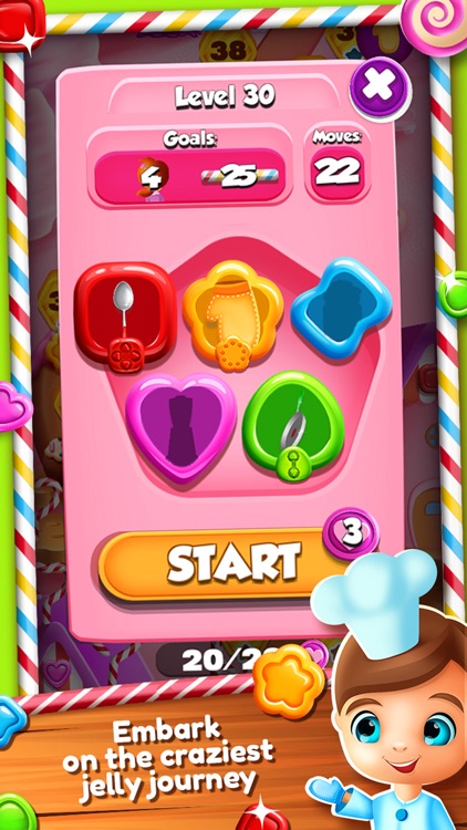 Sweet Jelly Match 3 Games – Crush Color.ed Candy in the Jam Blast.ing Quest With Cookie.s screenshot-4