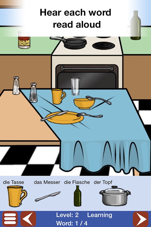 German for Kids: a Learning Story Adventure Full screenshot 3