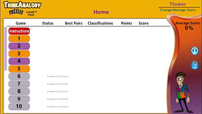 ThinkAnalogy™ Puzzles 1 Lite