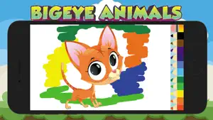 Bigeye Animals Coloring Marker screenshot #3 for iPhone