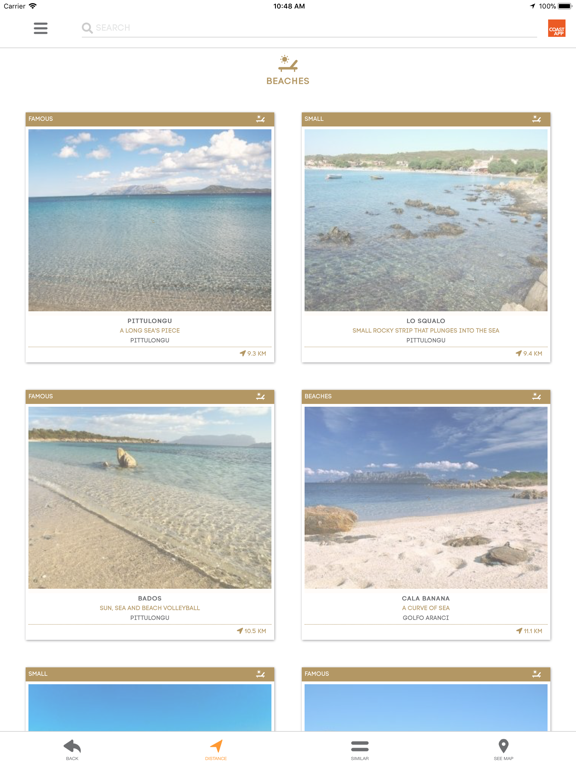 CoastApp iPad screenshot 4 - Travel app