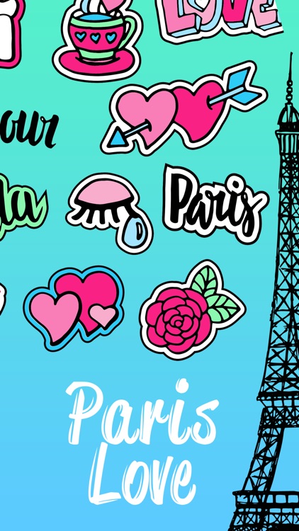 Paris Love - Sticker Pack