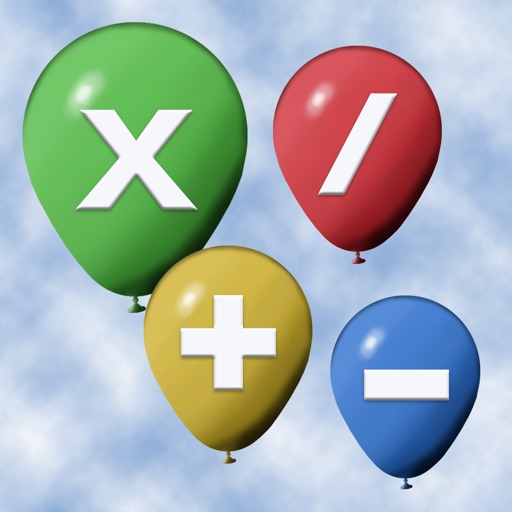 Math Pop Balloons Icon