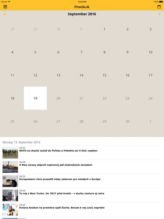 Pravda.sk iPad screenshot 4 - News app
