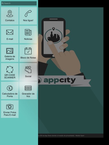 Screenshot of appcity
