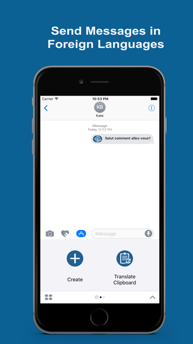Screenshot #1 pour Message Translator - Translate Text Messages (SMS)