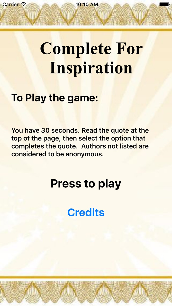 iPhone screenshot
