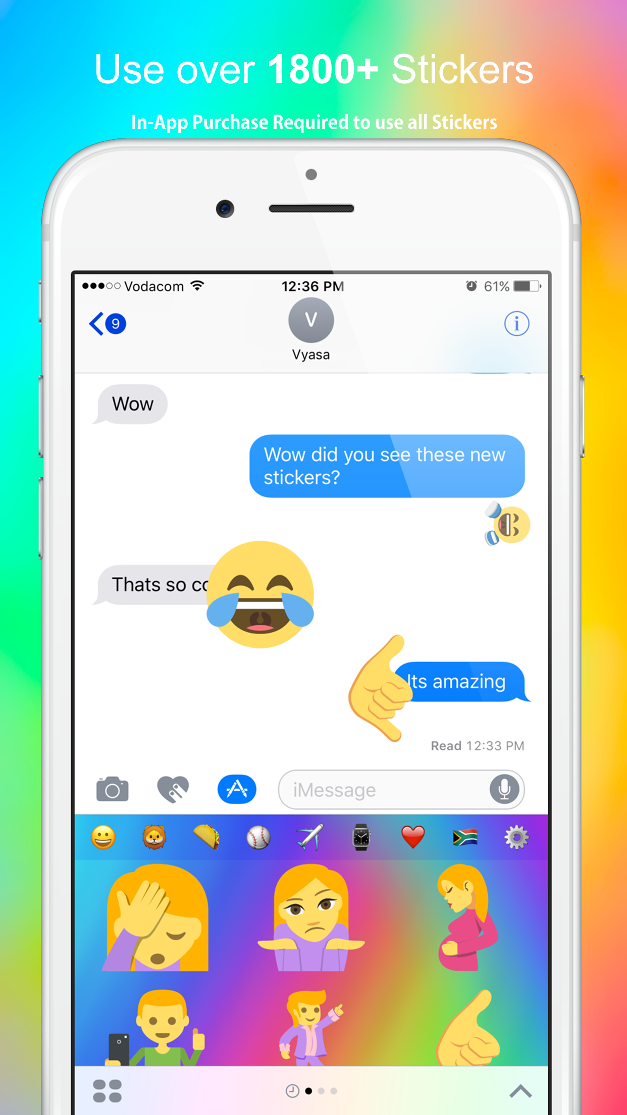 New Emoji Stickers Pro for iMessage screenshot 12