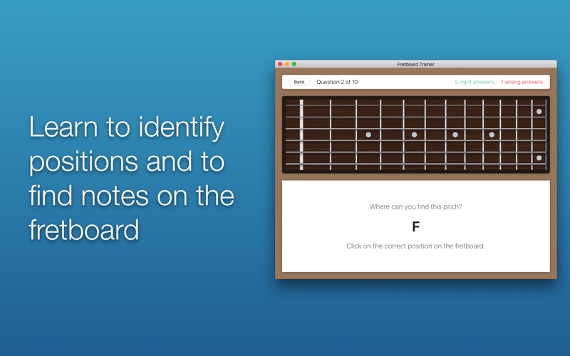 Screenshot #2 pour Fretboard Trainer