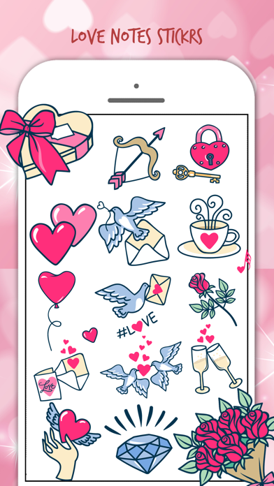 Happy Valentine's Stickers! screenshot 2