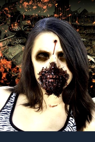 Scary Zombie Face Photo Maker - Turn Yourself Into a Real Ugly Creature screenshot 2