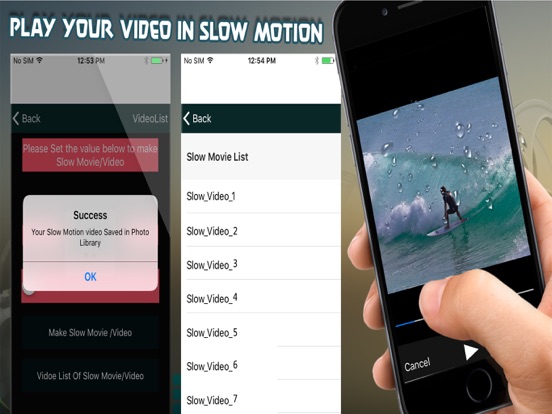 Screenshot #5 pour Slow and Fast Motion Movie & Video Editor