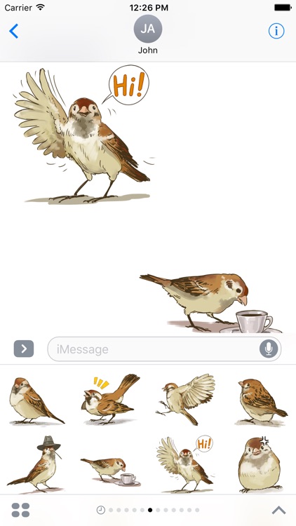 Sparrow Stickers