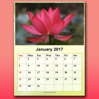 calendar maker 2018 on the app store