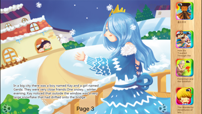 Screenshot #1 pour The Snow Queen - Bedtime Fairy Tale iBigToy