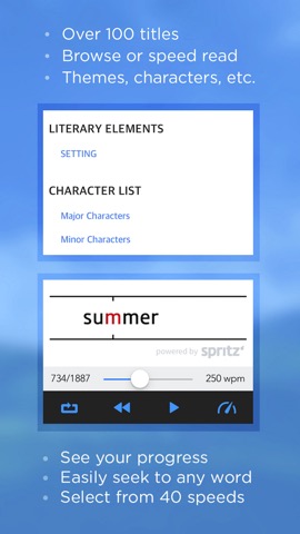 Book Notes - Summaries of Classic Literature Read Study Guides with Spritz Spark Cliffsのおすすめ画像3