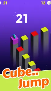 Superhero Cube Jump - Color Path Block Games screenshot #2 for iPhone