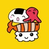 A Cute Sushi Stickers