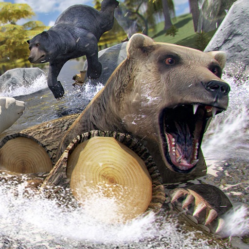 Wild Bear Simulator . The Free Bears Survival Racing Game 3D