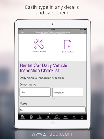 Rental Car Daily Vehicle Inspection Checklistのおすすめ画像2