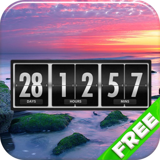 Important Days Countdown Clock Free - Digital Event Count Down Timer (Counting how many days and time until…)