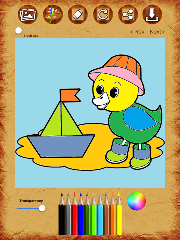 Screenshot #6 pour Kids Drawing Worksheet - Free Drawing Pad for toddler and preschool