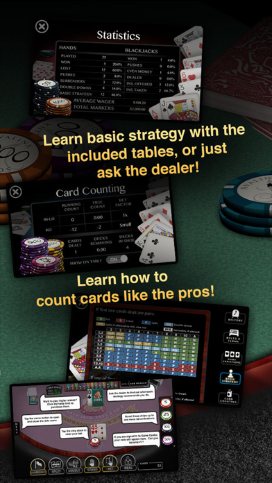 Blackjack 21 Pro screenshot 4