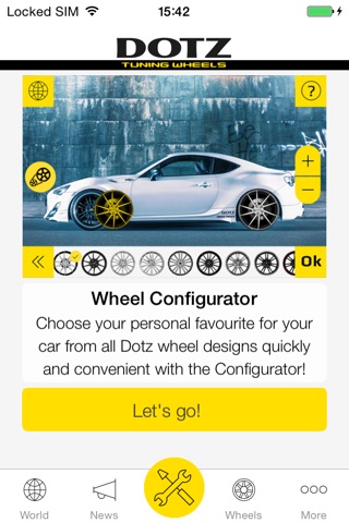 Dotz Wheels Configurator screenshot 2