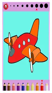 Airplanes Jets Coloring Book - Airplane game screenshot #2 for iPhone