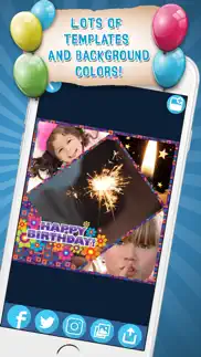 birthday picture collage maker – cute photo editor iphone screenshot 2