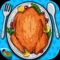 Icon Turkey - Thanksgiving Baby Chef Girls & Teens