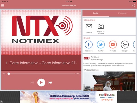 Notimex screenshot 2