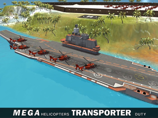 Screenshot #5 pour Jeu de vol de l'hélicoptère navire transporteur